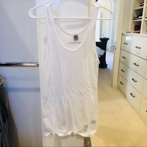 Pure Barre white tank